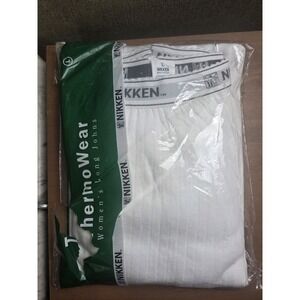 Nikken Thermowear Long John Pants *Bottoms Only* Womens Large NEW